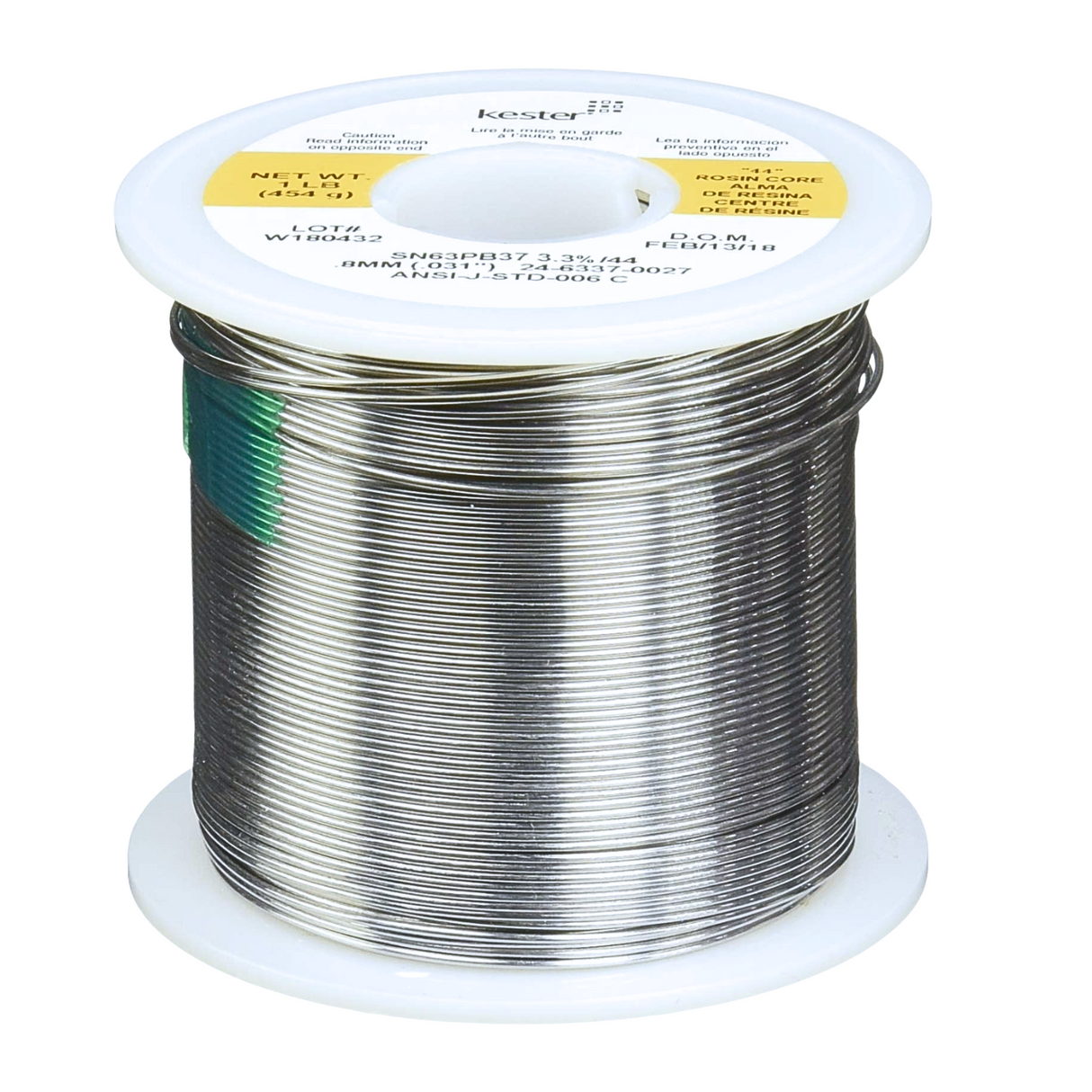 ROSIN CORE SOLDER 60/40 .031 DIAMETER 1 LB. ROLL