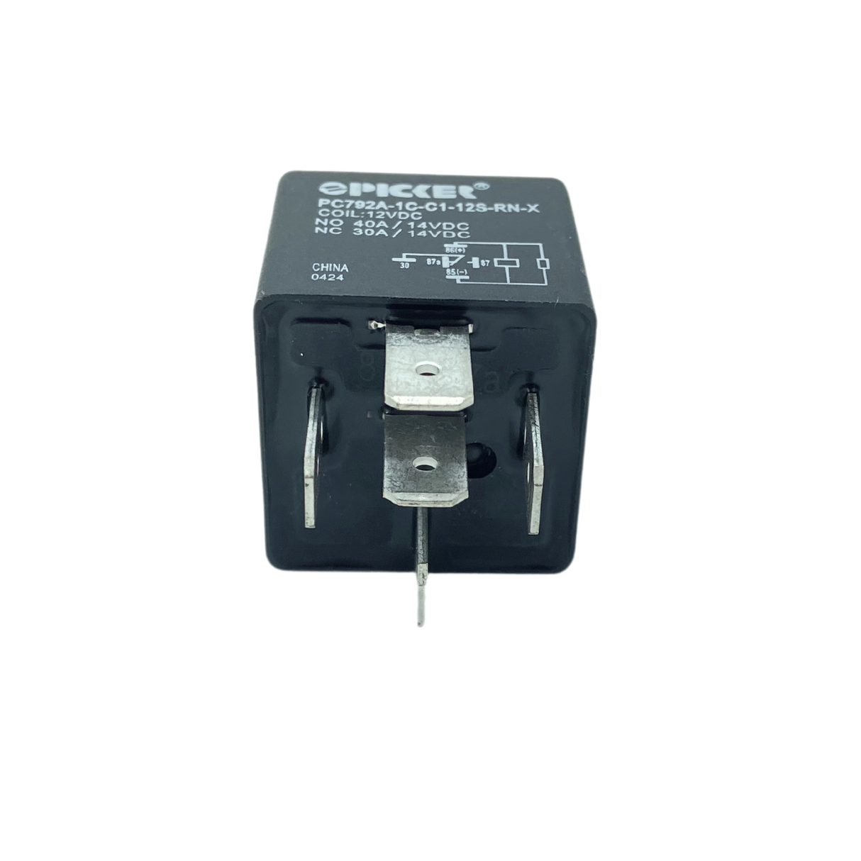 30/40 AMP 12 VOLT RELAY S.P.D.T. WITH RESISTOR AND MOUNTING BRACKET