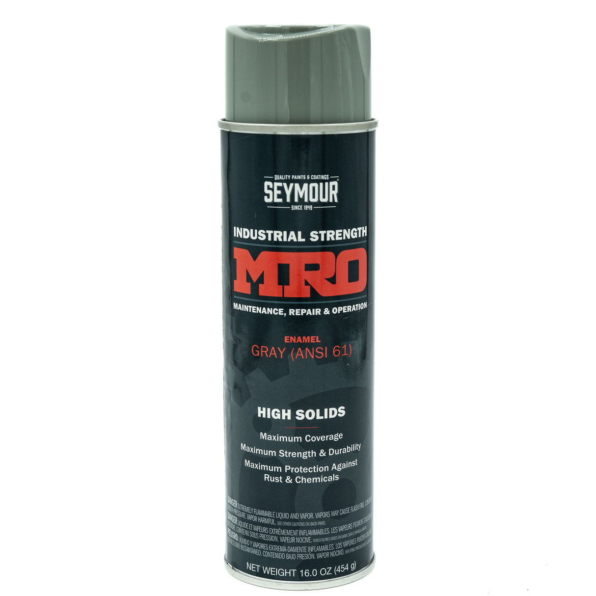 SEYMOUR INDUSTRIAL STRENGTH MRO ENAMEL GRAY (ANSI 61)