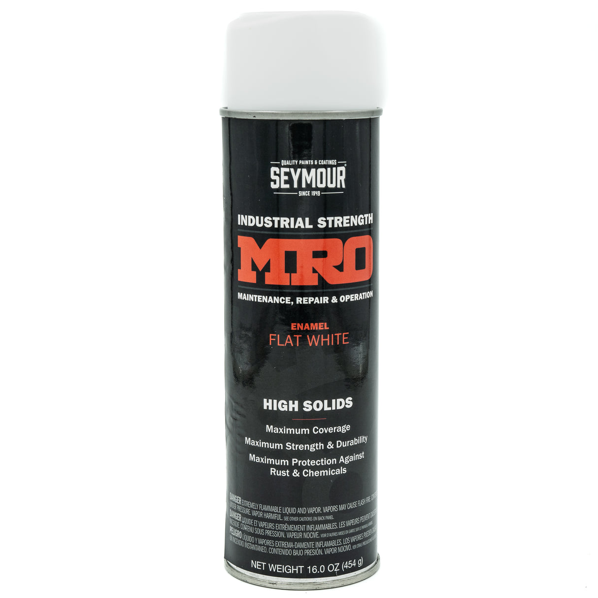 SEYMOUR INDUSTRIAL STRENGTH MRO ENAMEL FLAT WHITE