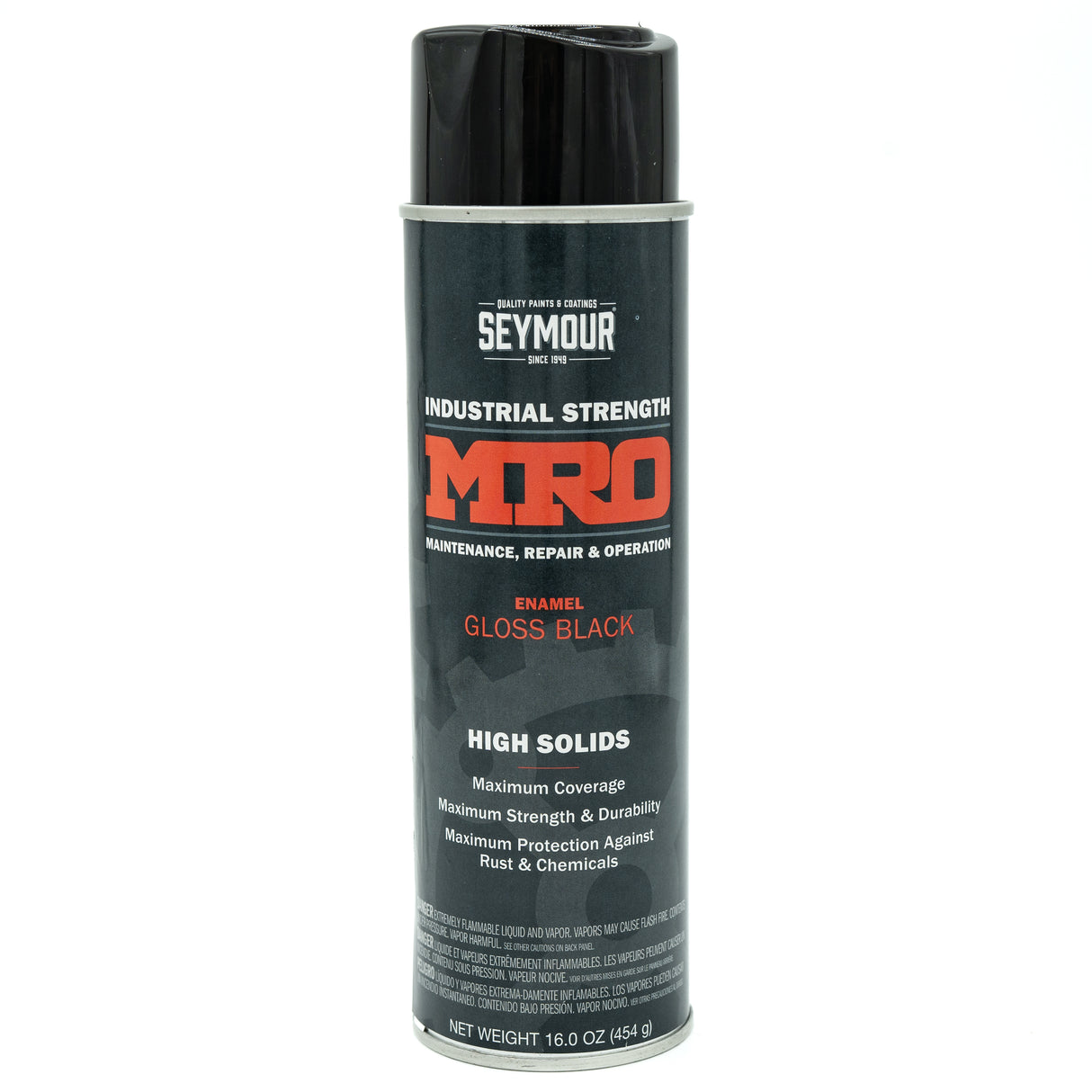 SEYMOUR INDUSTRIAL STRENGTH MRO ENAMEL GLOSS BLACK