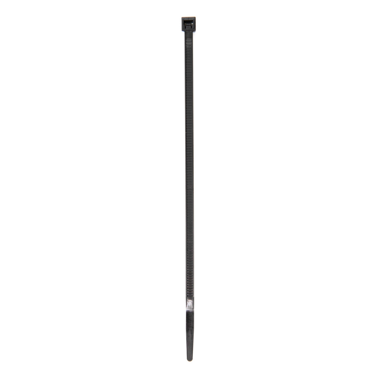 8" BLACK NYLON CABLE TIE 18 LB. TENSILE STRENGTH