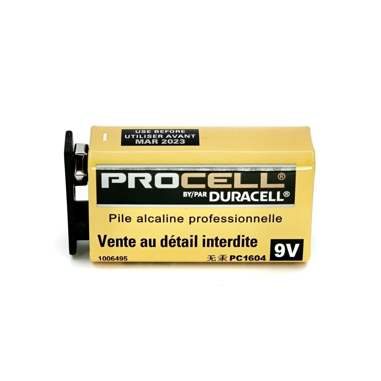 9V DURACELL BATTERY