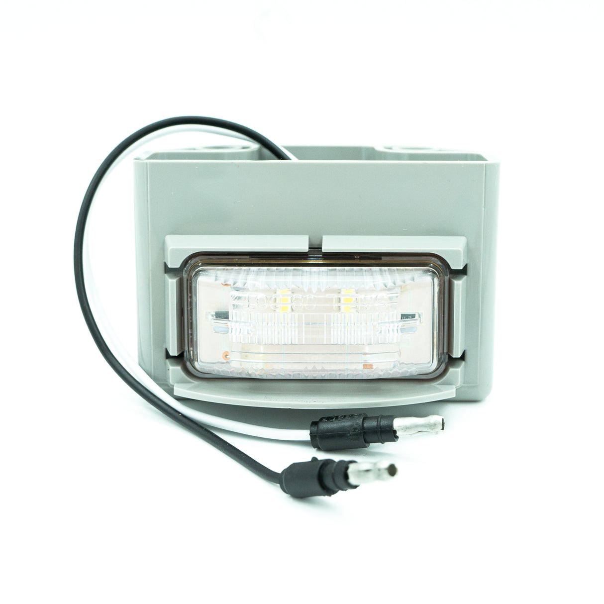 LED LICENSE PLATE LIGHT WITH GRAY BRACKET