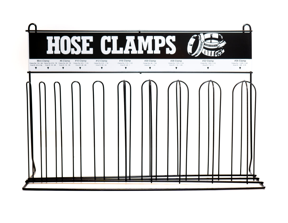 HOSE CLAMP RACK - 10 POSITION