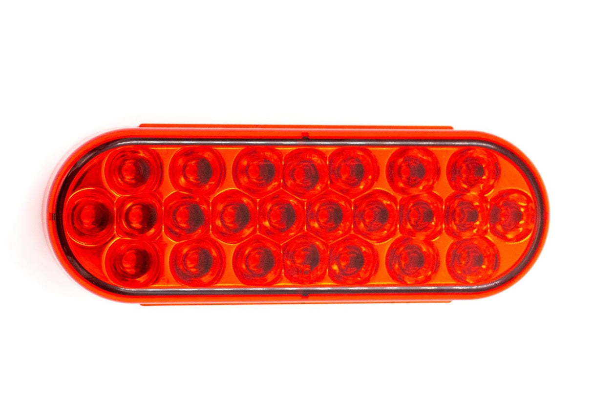 6" OVAL 24 DIODE LED STOP TURN TAIL LIGHT