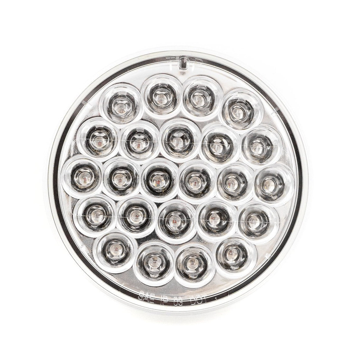 4" ROUND LED AMBER W/ CLEAR LENS TURN SIGNAL LIGHT