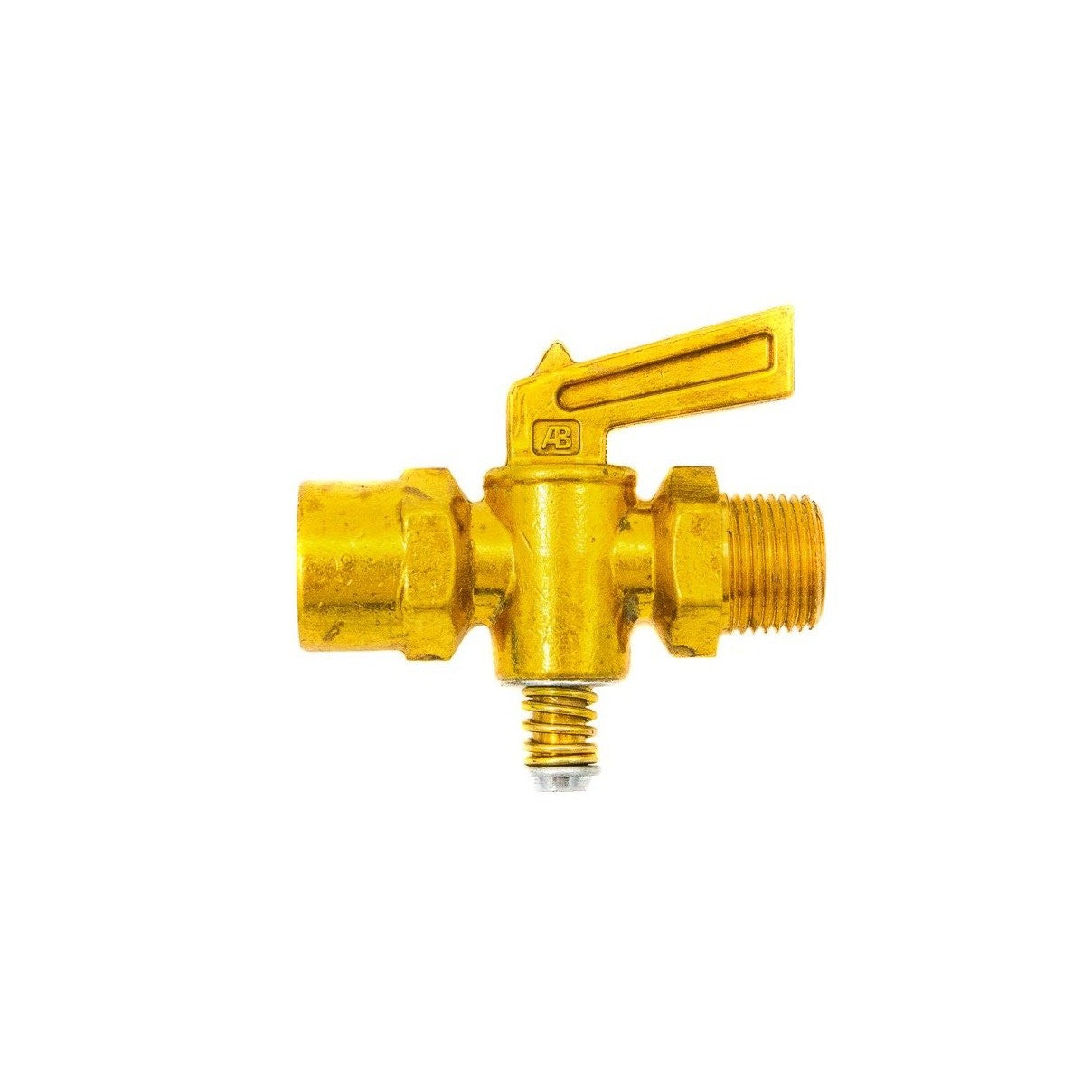 BRASS SPRING BOTTOM SHUT-OFF VALVE