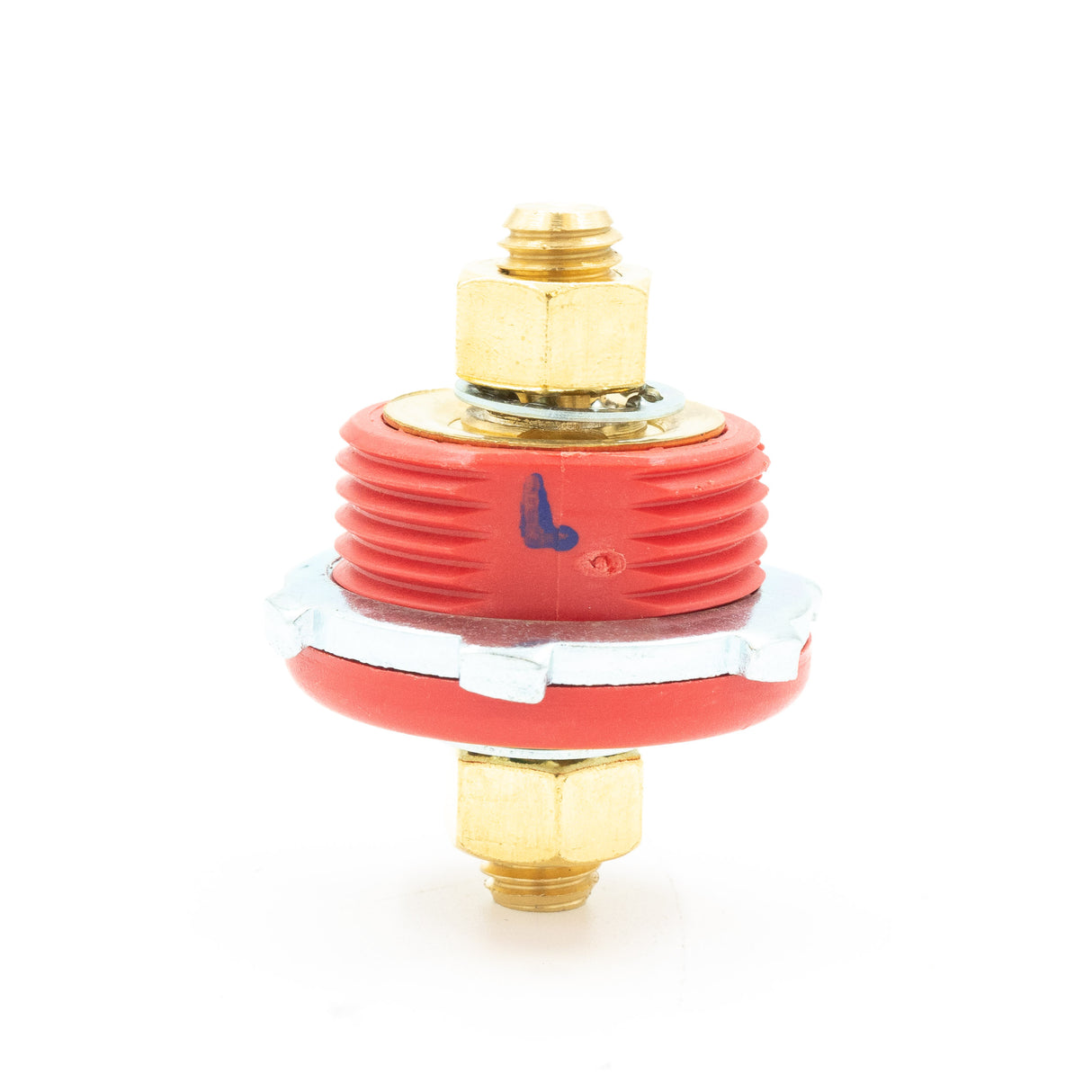 RED THROUGH FEED PANEL MOUNT STUD