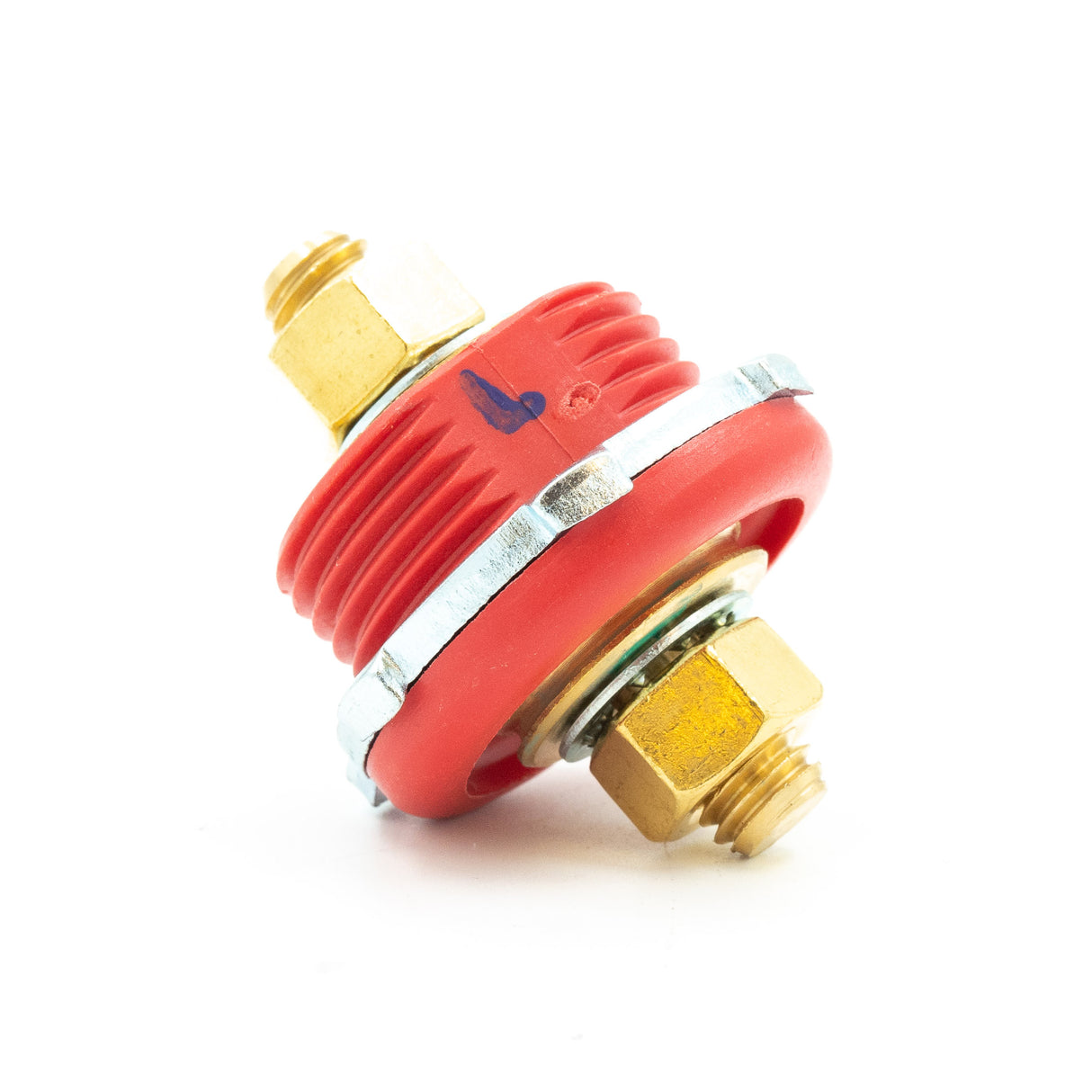 RED THROUGH FEED PANEL MOUNT STUD