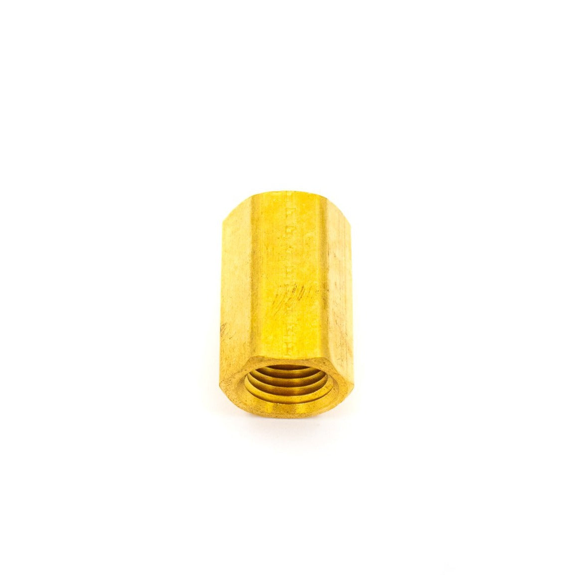 BRASS STRAIGHT HEX FEMALE COUPLER