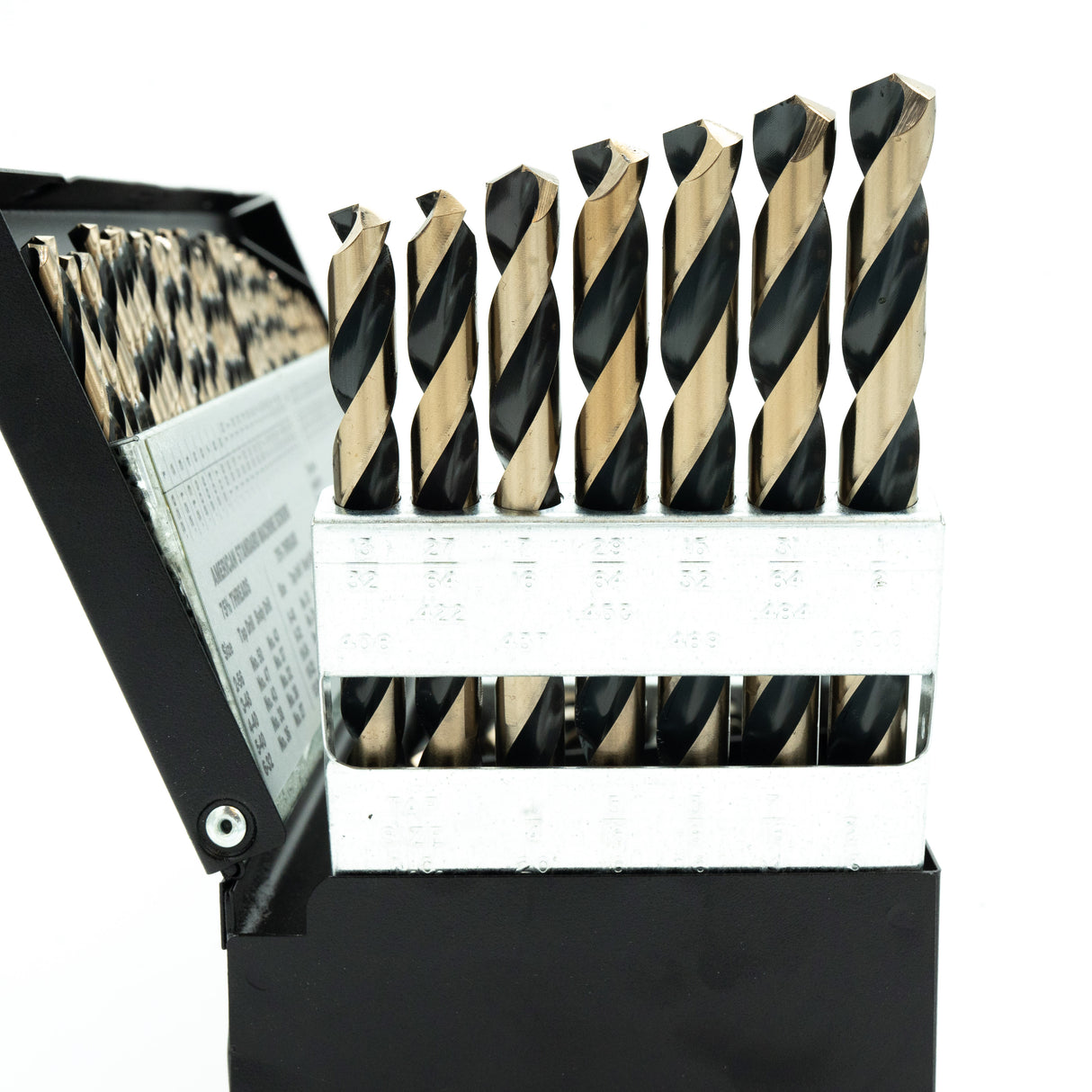 JOBBER DRILL SET 115 PCS #60-1/2 HD SUPER PREMIUM BLACK & GOLD