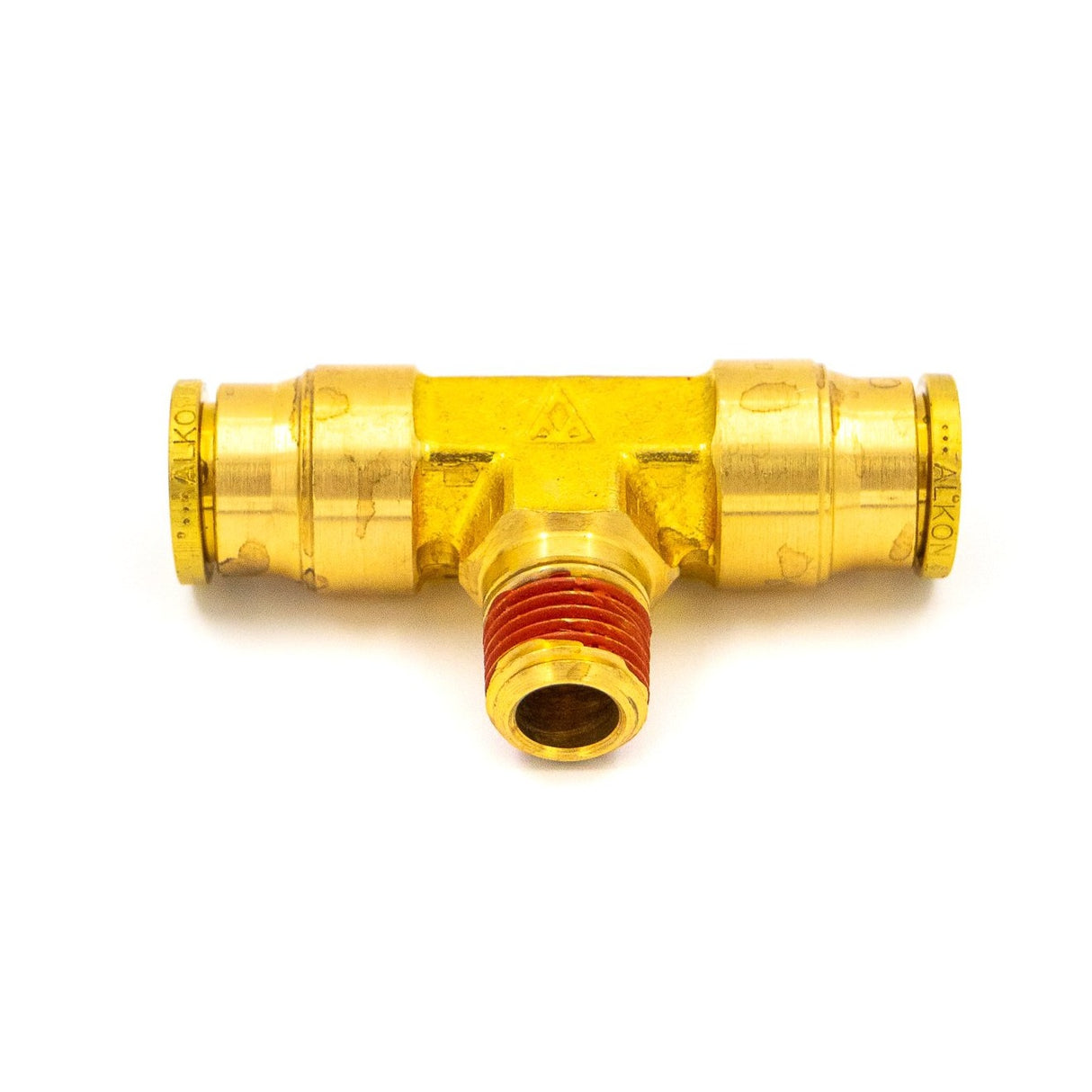 BRASS PUSH TO CONNECT D.O.T. TEE FITTING