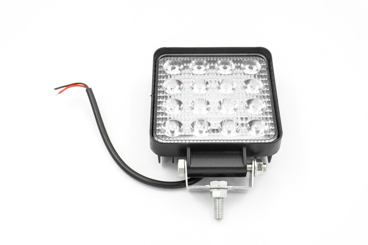 4" SQUARE LED WORKLIGHT 2700 LUMENS 12-24 VOLTS