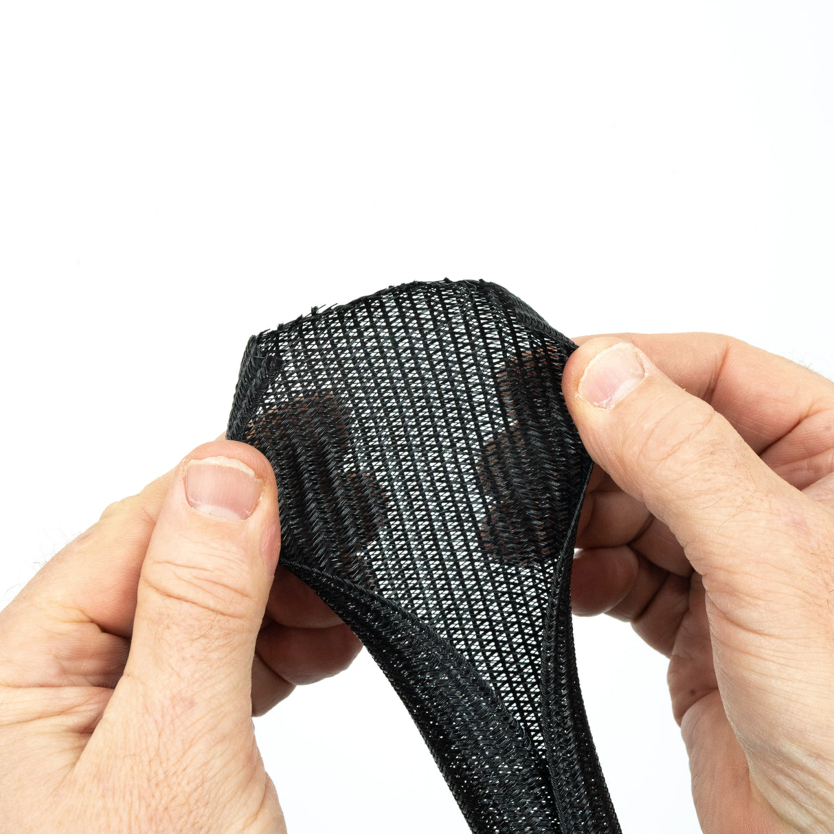 SEMI-RIDGID BRAIDED SPLIT LOOM TUBING