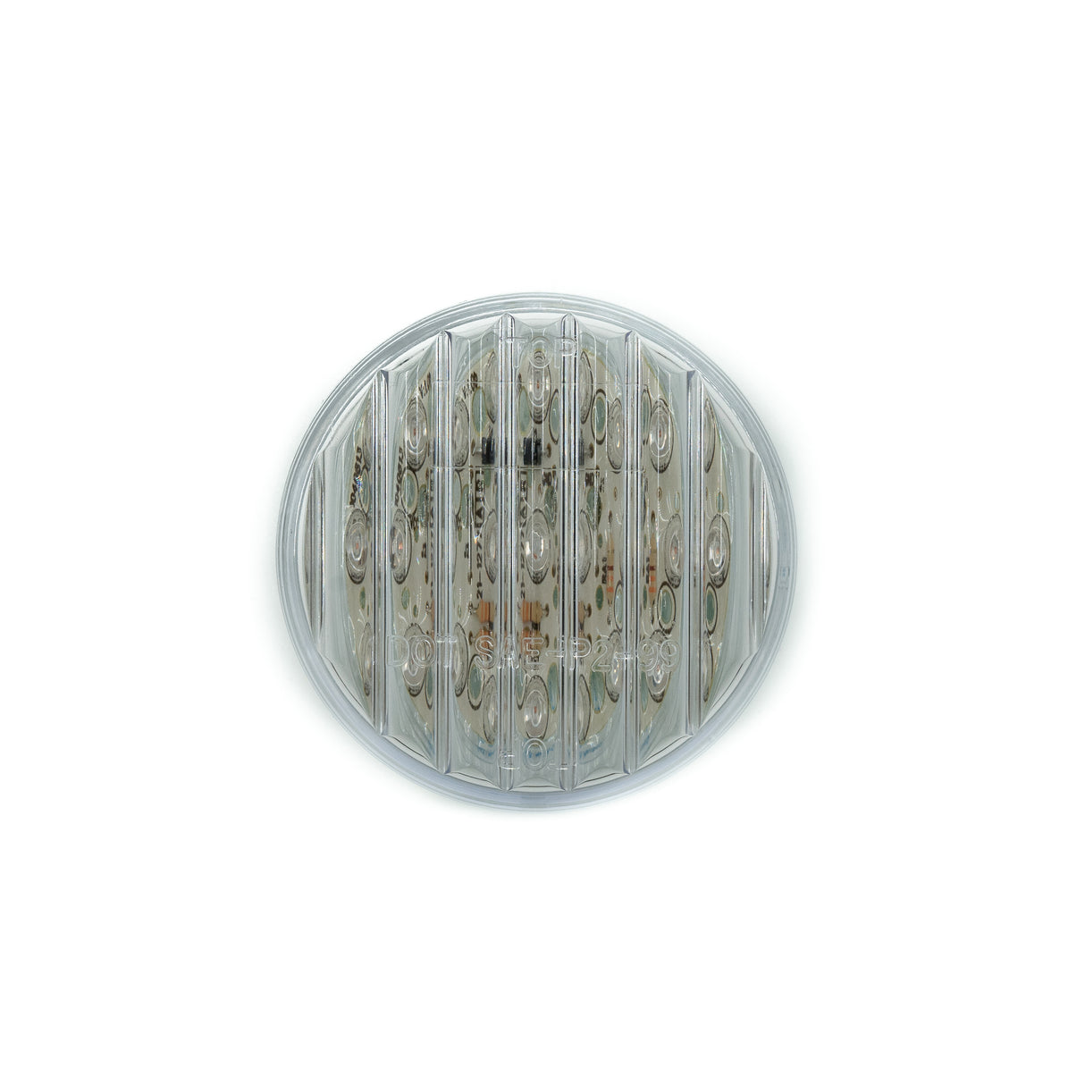 10 SERIES 2" ROUND 9 LED MARKER LIGHT - AMBER LED / CLEAR LENS