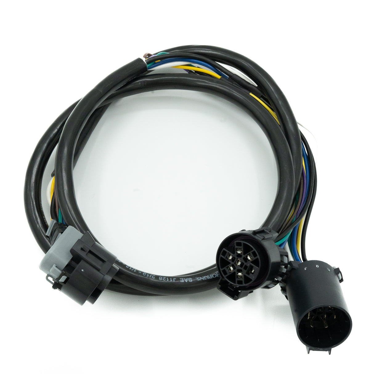 FIFTH WHEEL TRAILER HARNESS ADAPTER WITH 7-4 WAY OEM TRAILER CONNECTOR