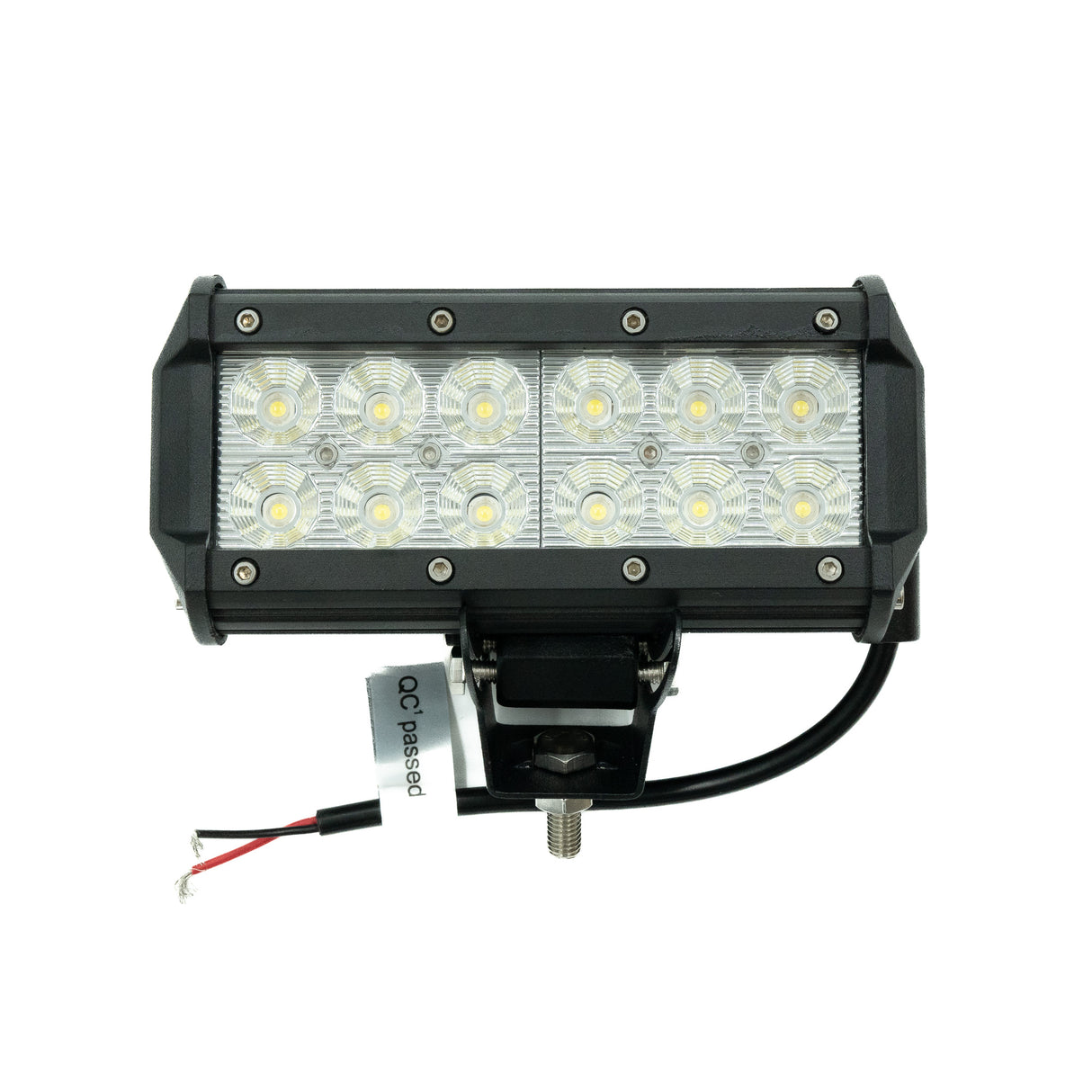 12 HIGH POWER LED DUAL ROW 7" X 3" LIGHT BAR