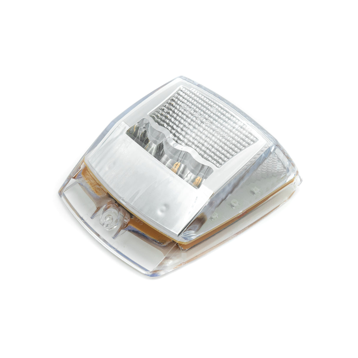 17 LED AMBER REFLECTOR CAB LIGHT W/ CLEAR LENS