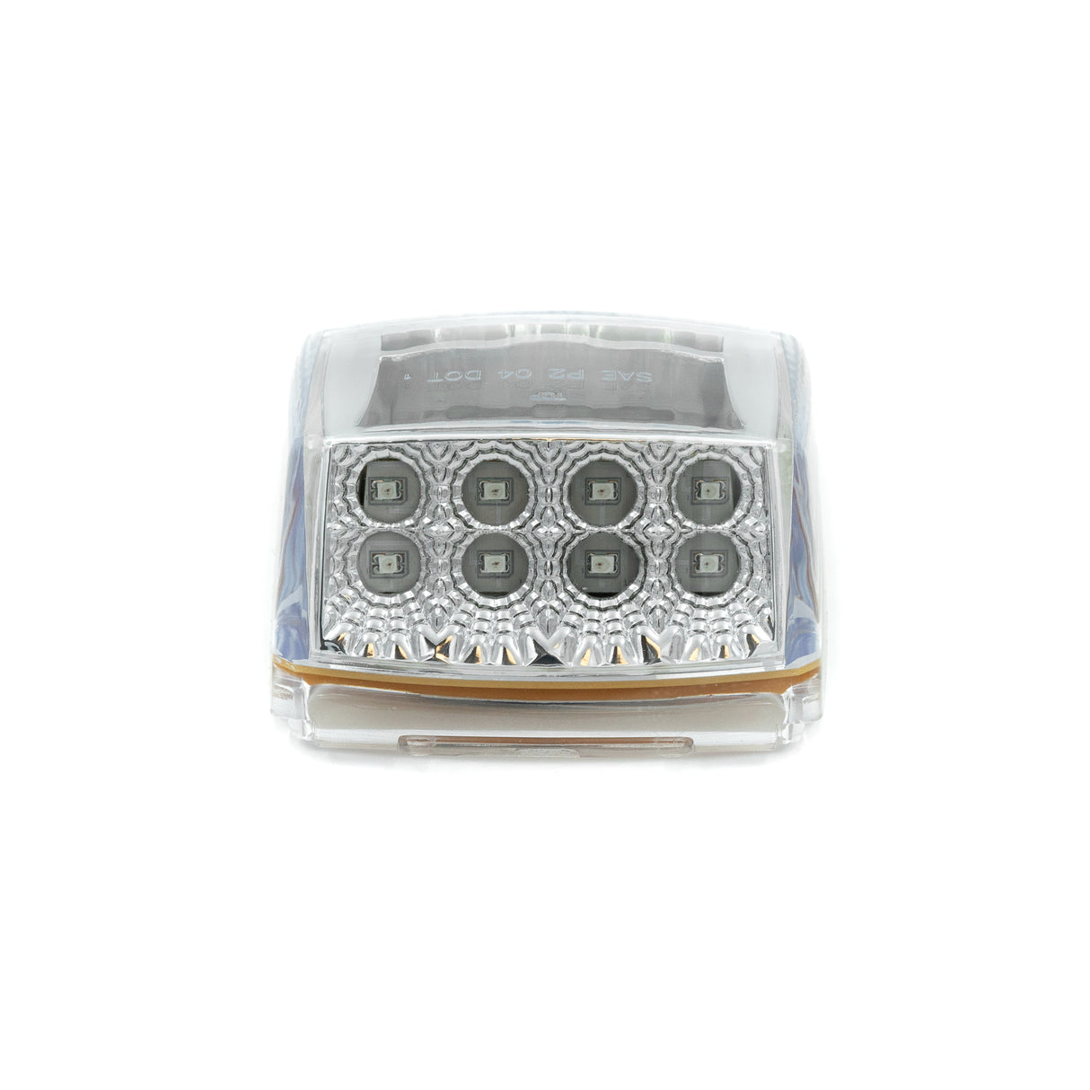 17 LED AMBER REFLECTOR CAB LIGHT W/ CLEAR LENS