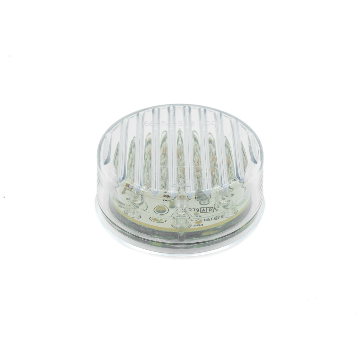 2-1/2" ROUND 13 LED MARKER LIGHT - AMBER W/ CLEAR LENS