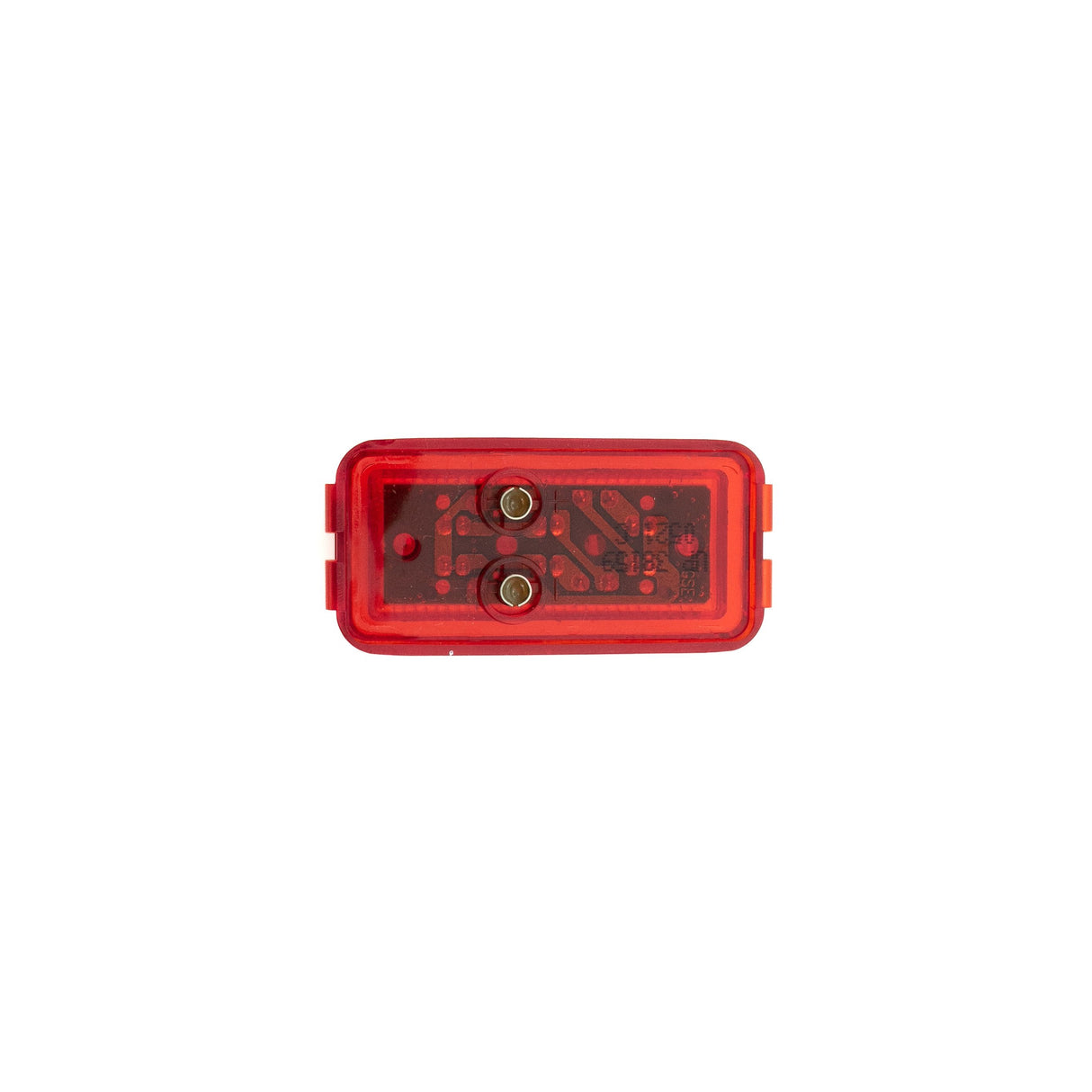 2" RECTANGULAR 6 LED MARKER LIGHT - RED
