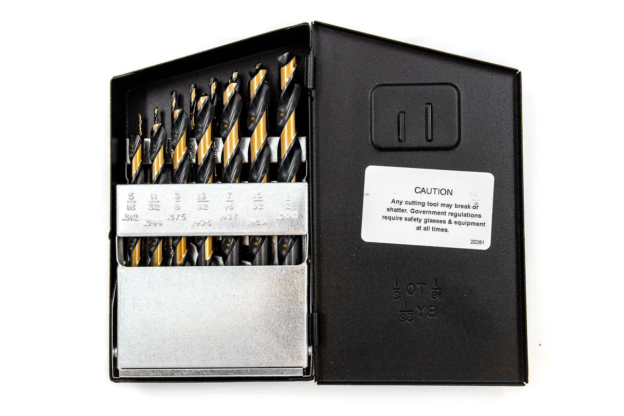 15 PIECE JOBBERS LENGTH DRILL BIT SET