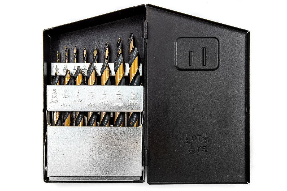 15 PIECE VORTEX POINT DRILL BIT INDEX SET