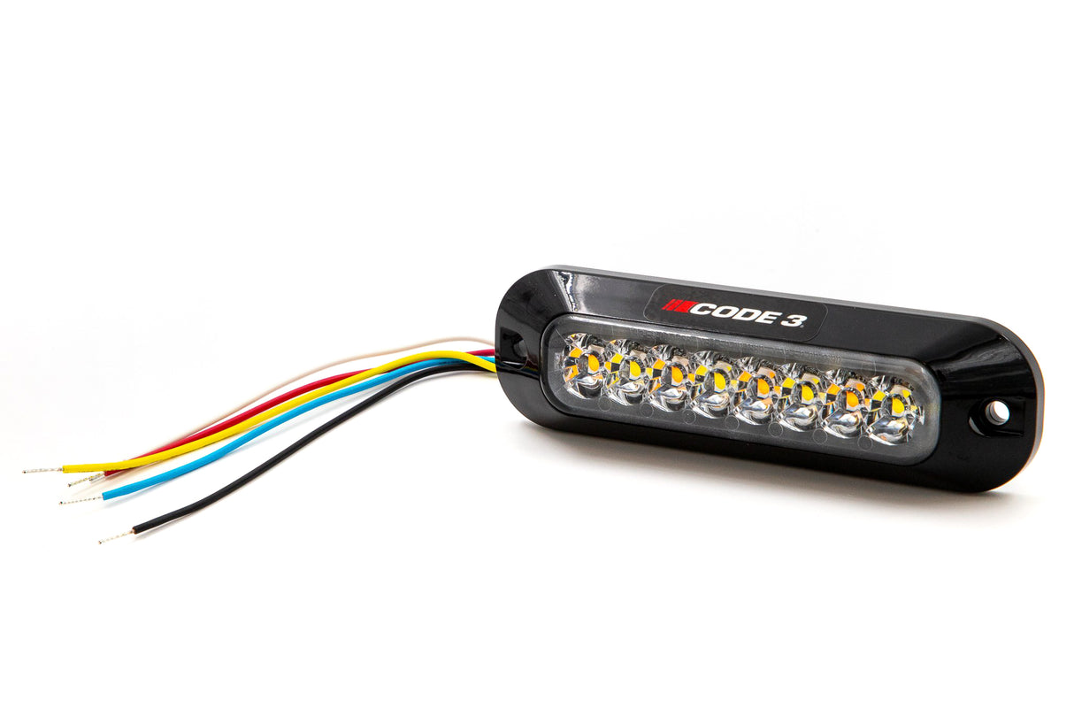 8 DIODE MULTI COLOR LED SURFACE MOUNT STROBE LIGHTHEAD