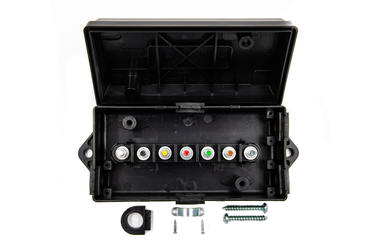 7 POSITION WEATHERPROOF JUNCTION BOX