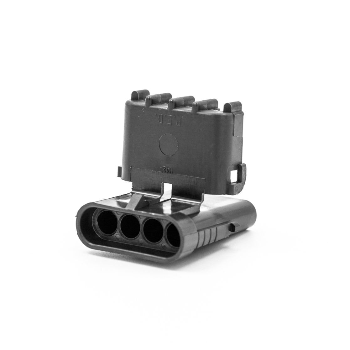 WEATHER PACK SHROUD 4-WAY USES MALE CONNECTOR