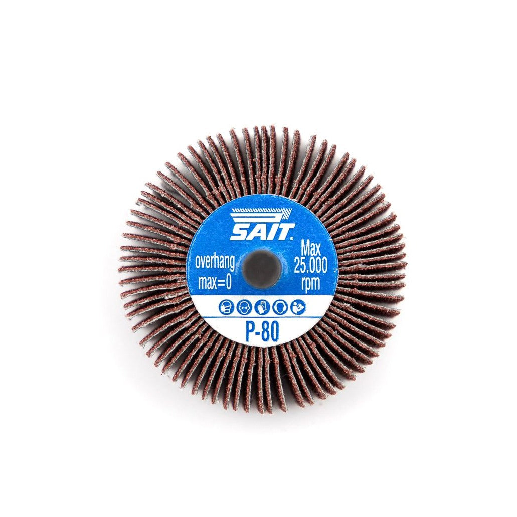 SMALL DIAMETER ALUMINUM OXIDE FLAP WHEEL