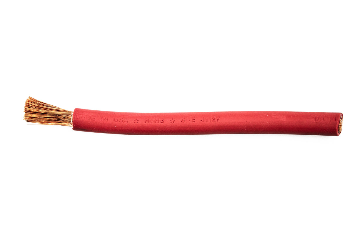 4 GA. RED WELDING CABLE