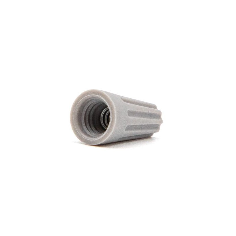 GRAY WIRE NUT 22-14 GA. MIN: 2-24 GA. MAX: 1-16, 1-18 GA.