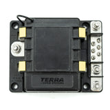 POWER DISTRIBUTION MODULE USING 4 MIDI FUSES, 6 ATC FUSES, AND COMMON GROUND PAD