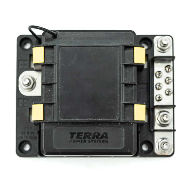 POWER DISTRIBUTION MODULE USING 4 MIDI FUSES, 6 ATC FUSES, AND COMMON ...