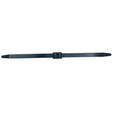 13" BLACK NYLON DUAL HEAVY DUTY MOUNT CABLE TIE