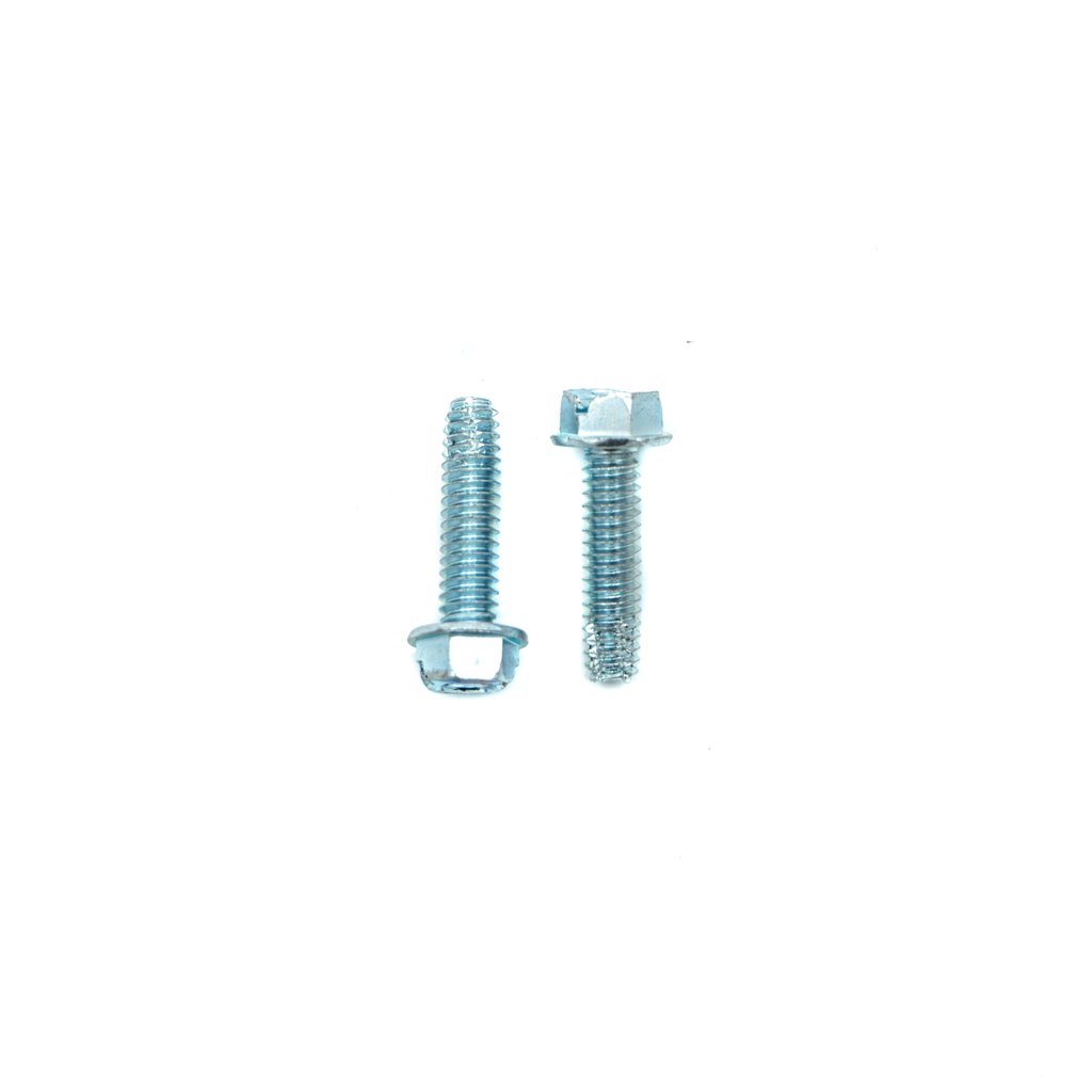 10-32 HEX HEAD SLOTTED THREAD ZINC PLATED CUTTING SCREW