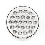 4" ROUND LED RED W/CLEAR LENS STOP TURN LIGHT