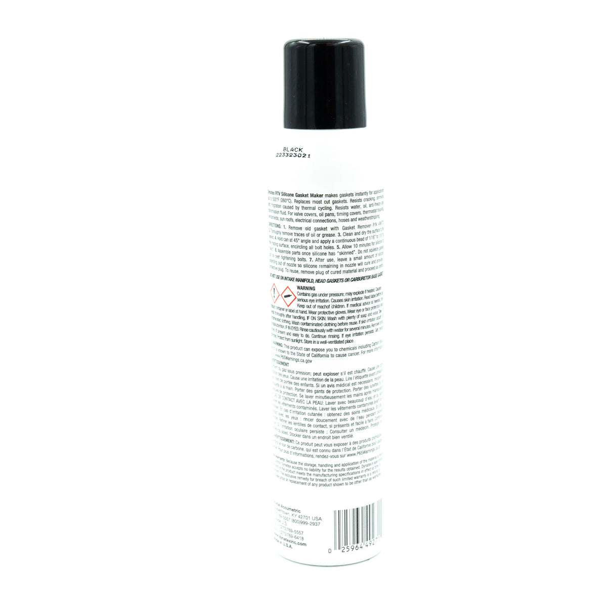 DYNATEX BLACK RTV SILICONE GASKET MAKER