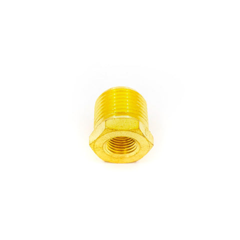 BRASS BUSHING MALE PIPE THREAD TO FEMALE PIPE THREAD