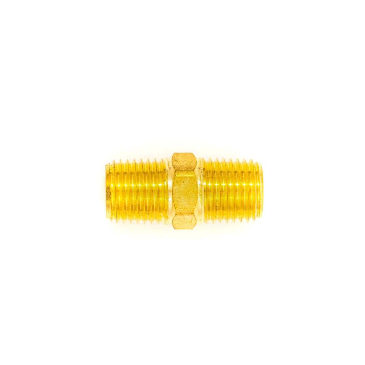 BRASS HEX NIPPLE
