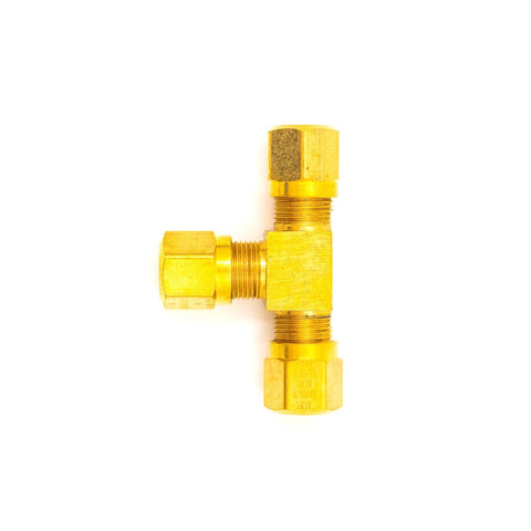BRASS D.O.T. COMPRESSION TEE FITTING
