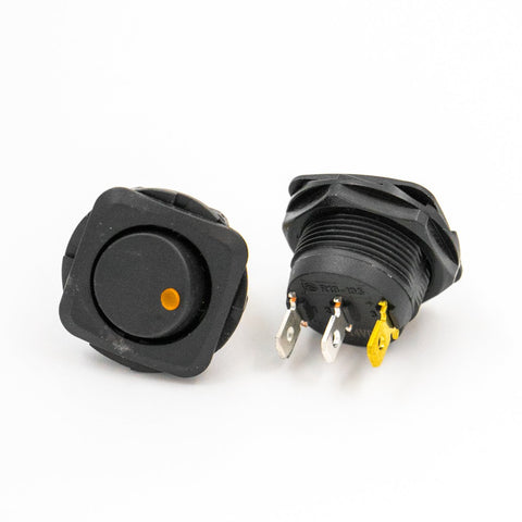 ROCKER SWITCH ON-OFF WITH AMBER LED
