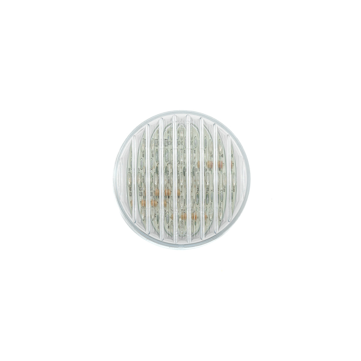 2-1/2" ROUND 13 LED MARKER LIGHT - RED W/ CLEAR LENS