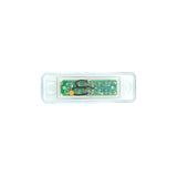 4" RECTANGULAR 12 LED MARKER LIGHT - RED W/ CLEAR LENS