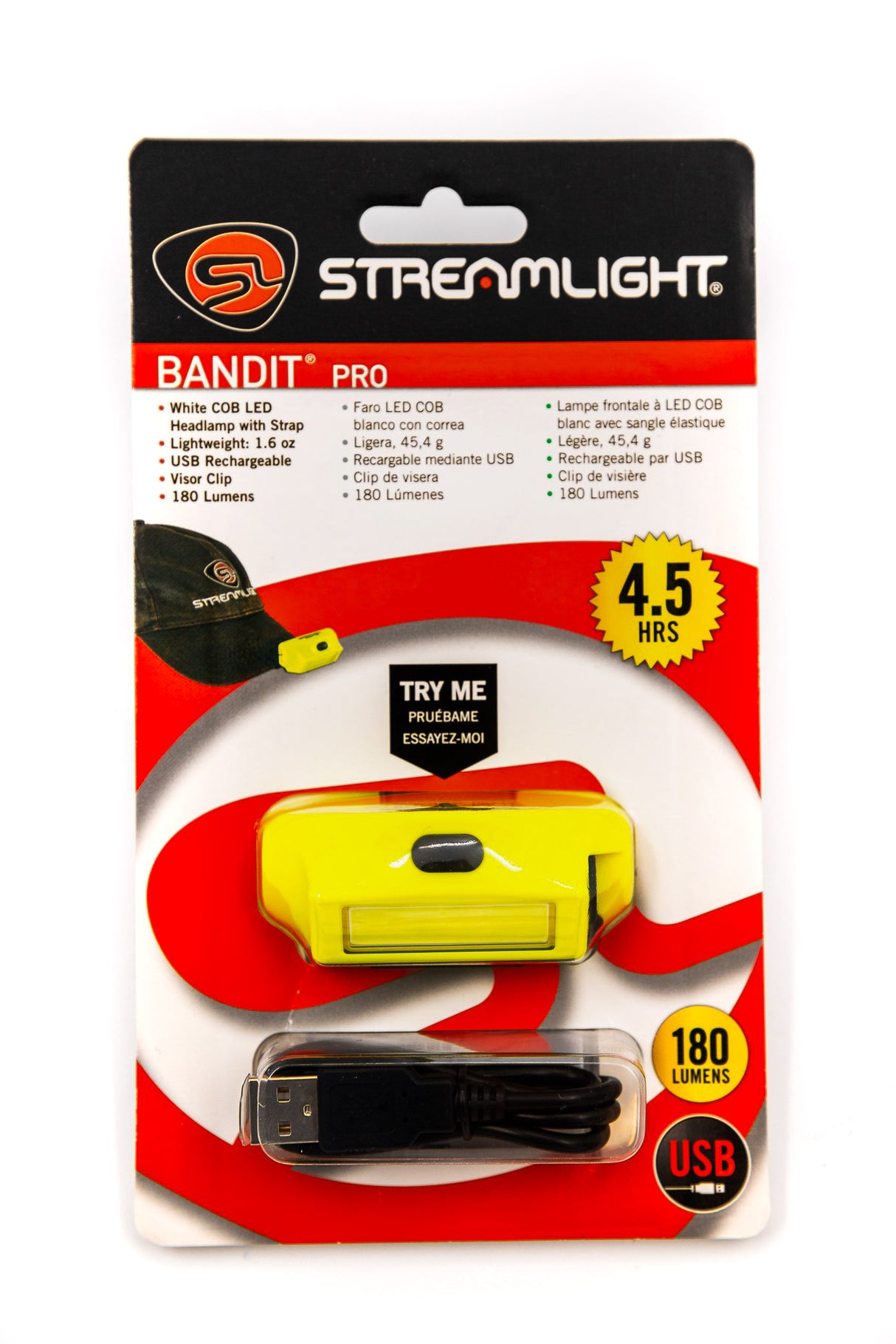 STREAMLIGHT BANDIT PRO RECHARGEABLE LED HEADLAMP