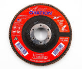 HIGH DENSITY ZIRCONIUM FLAP DISC 4-1/2" DIAMETER, 7/8" ARBOR