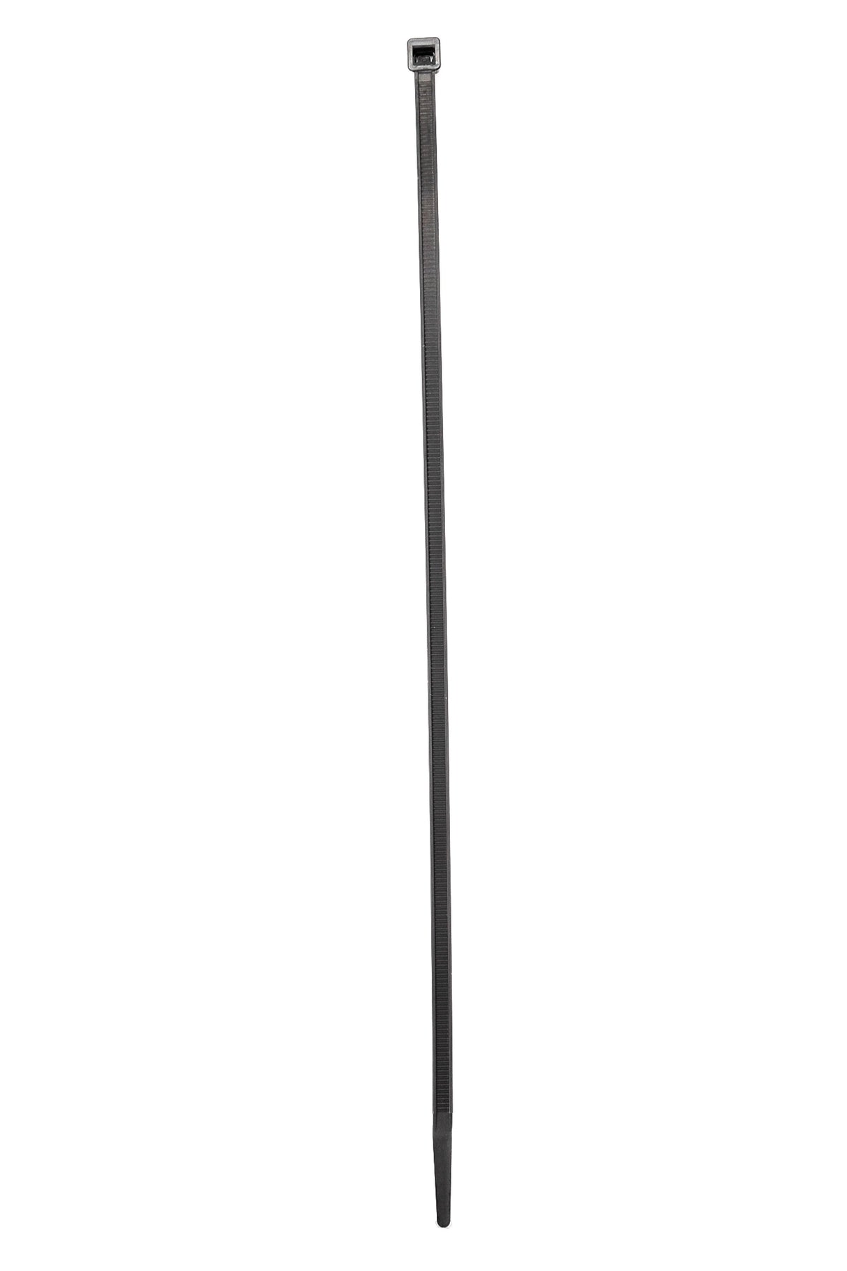 11.5" BLACK NYLON CABLE TIE 50 LB. TENSILE STRENGTH