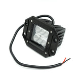COMPACT FLUSH MOUNT LED WORK LIGHT 3" SQUARE - 1800 LUMENS
